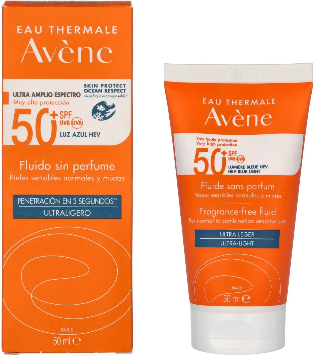 Avène Zon Fluide SPF50+ Zonnebrand 50ml