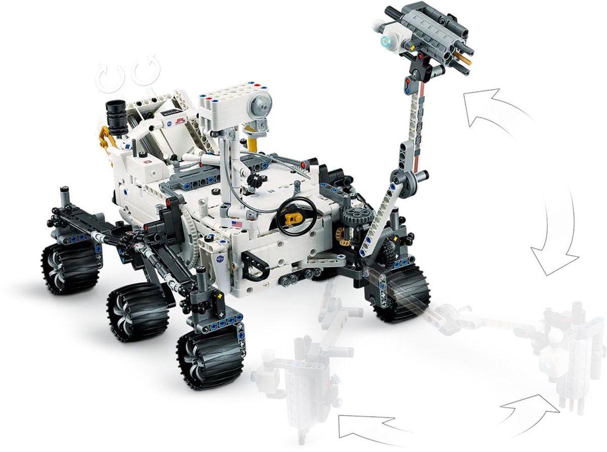 LEGO Technic NASA Mars Rover Perseverance Ruimte Set - 42158