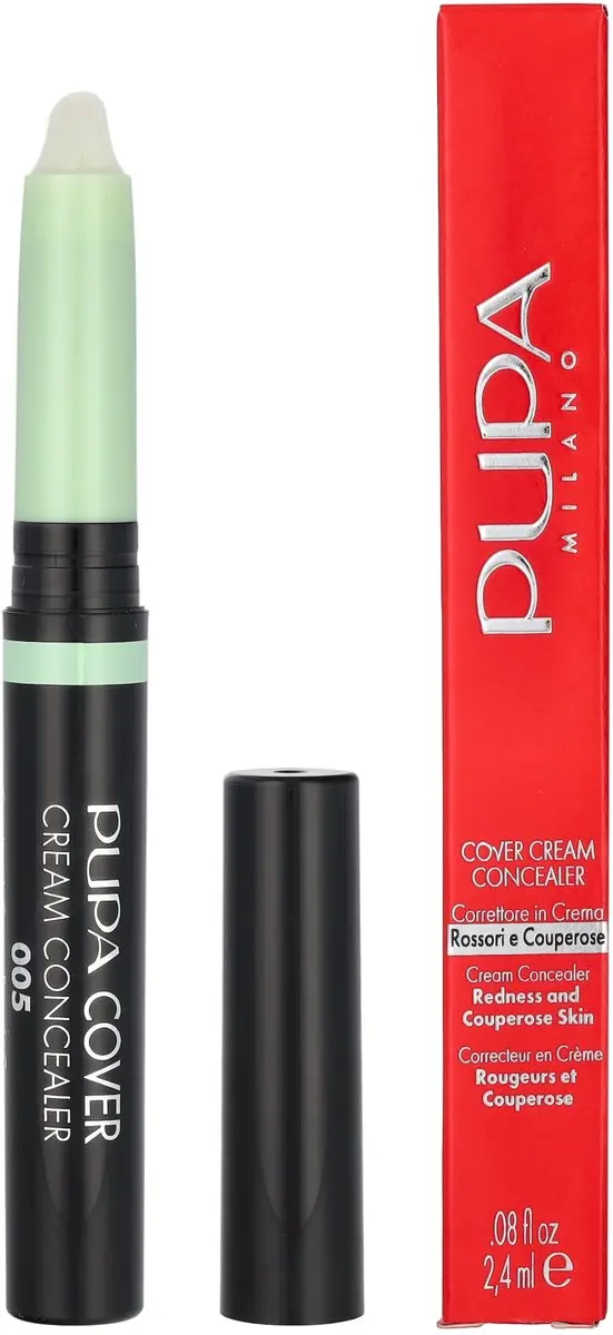 Pupa Milano Cover Cream Concealer 005 Green - 2.4ml