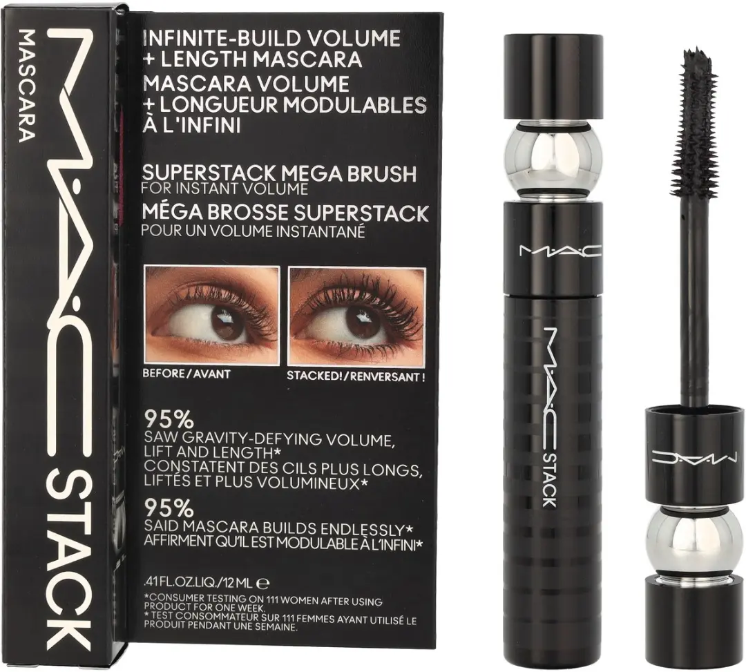 MAC Stack Mascara Mega Brush - Zwart