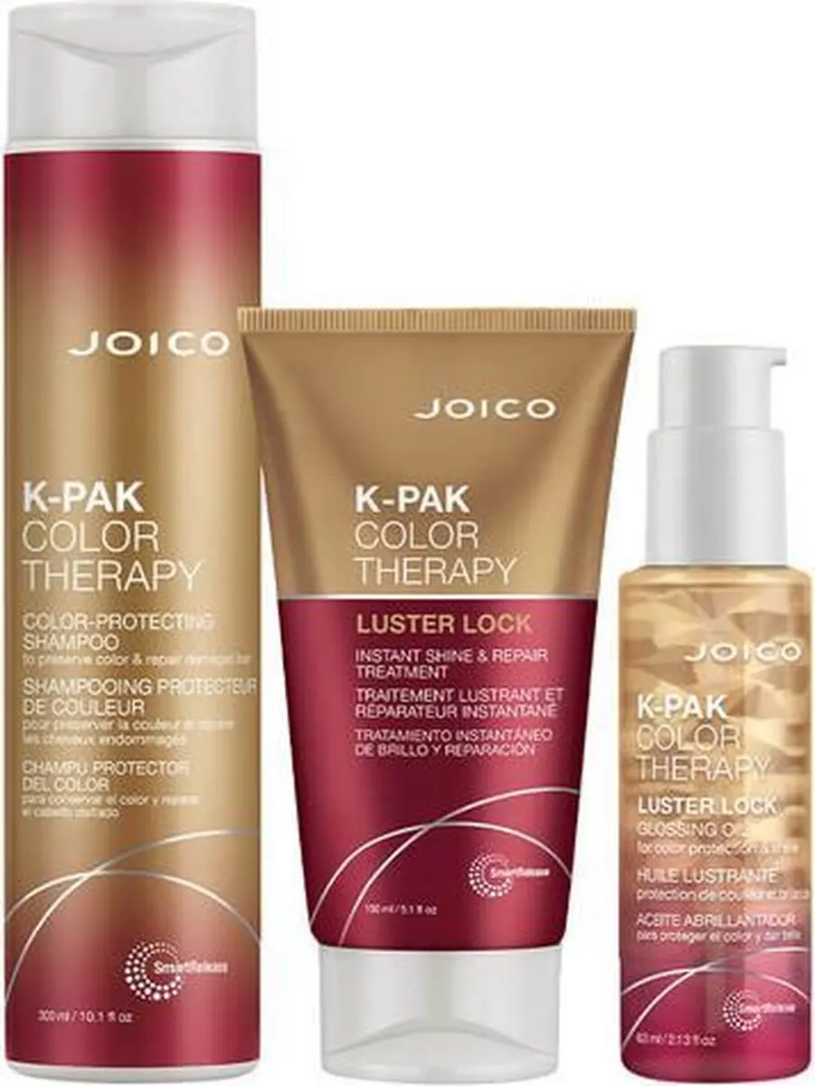 Joico K-Pak Color Therapy Shampoo Conditioner Glossing Oil