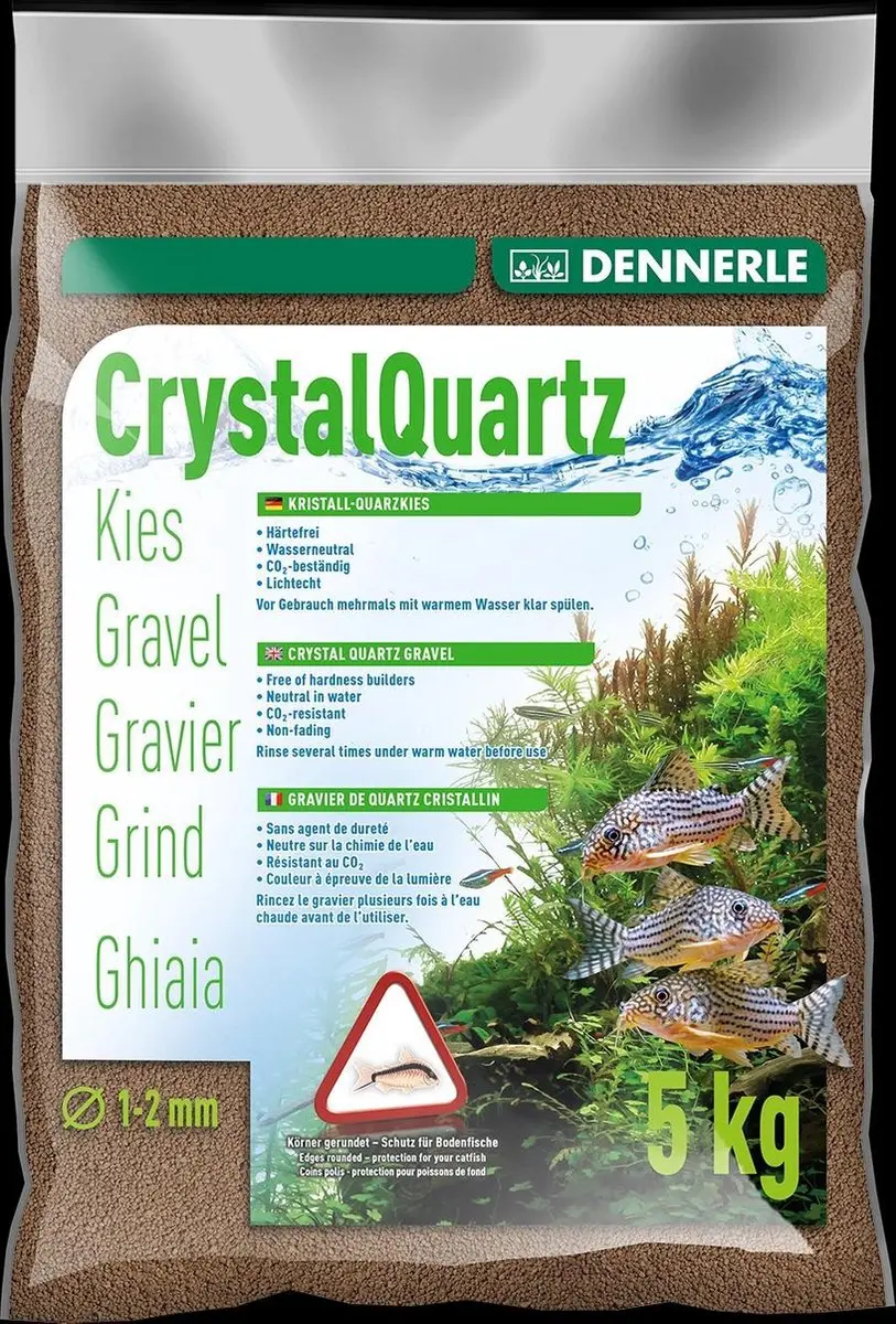 Dennerle Kristal Grind Donkerbruin 1-2mm