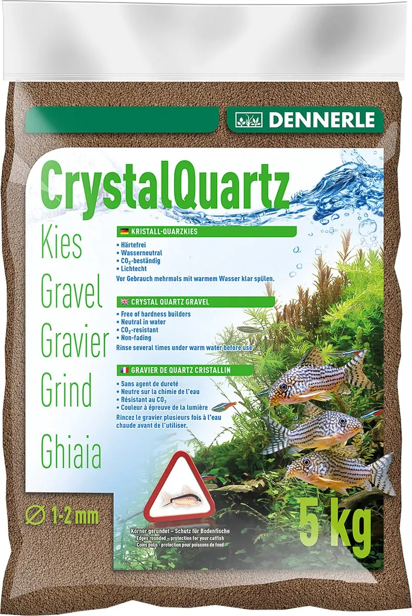 Dennerle Kristal Grind Donkerbruin 1-2mm - 5kg