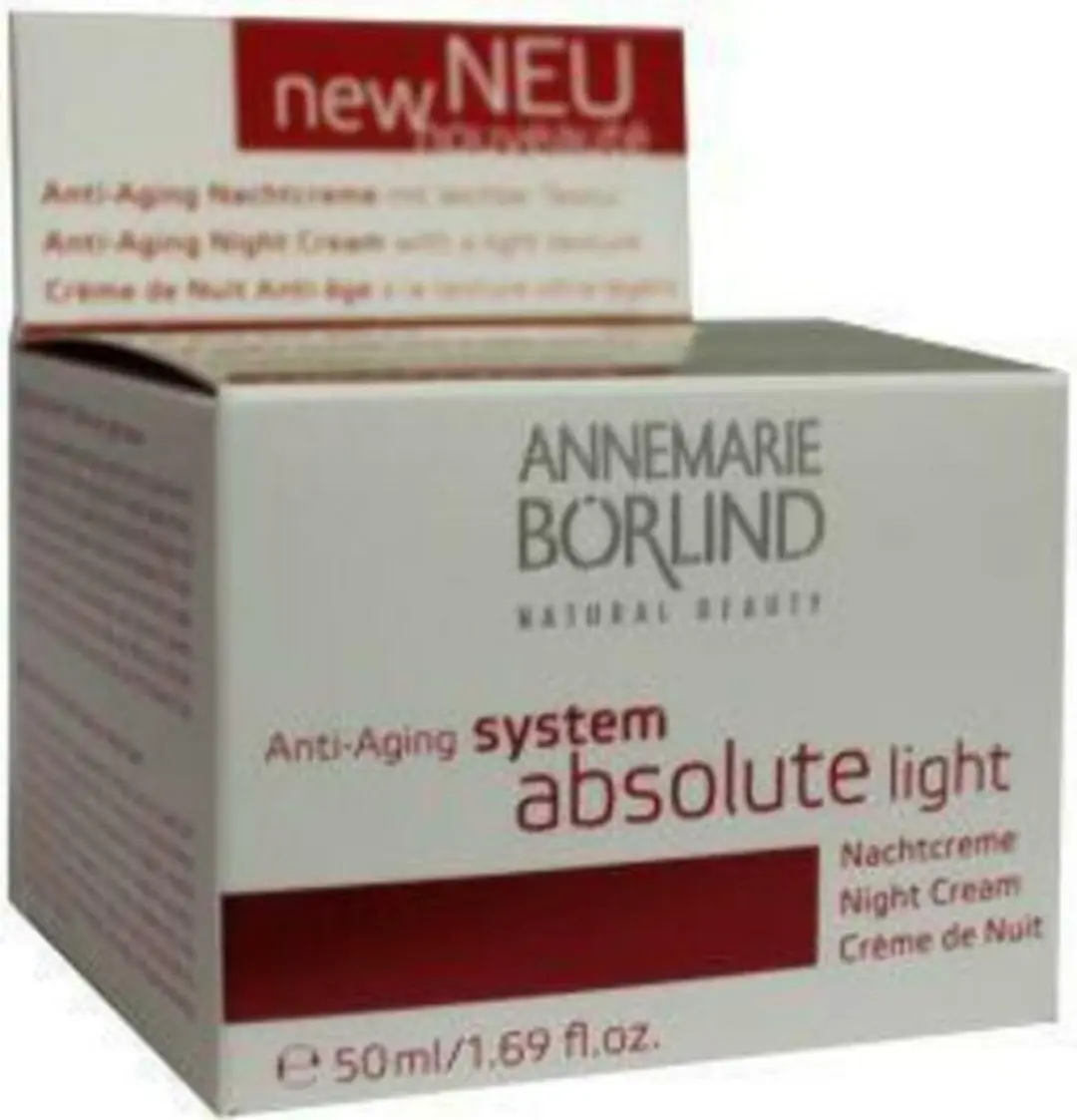 Annemarie Börlind System Absolute Light Regenererende Nachtcrème 50ml