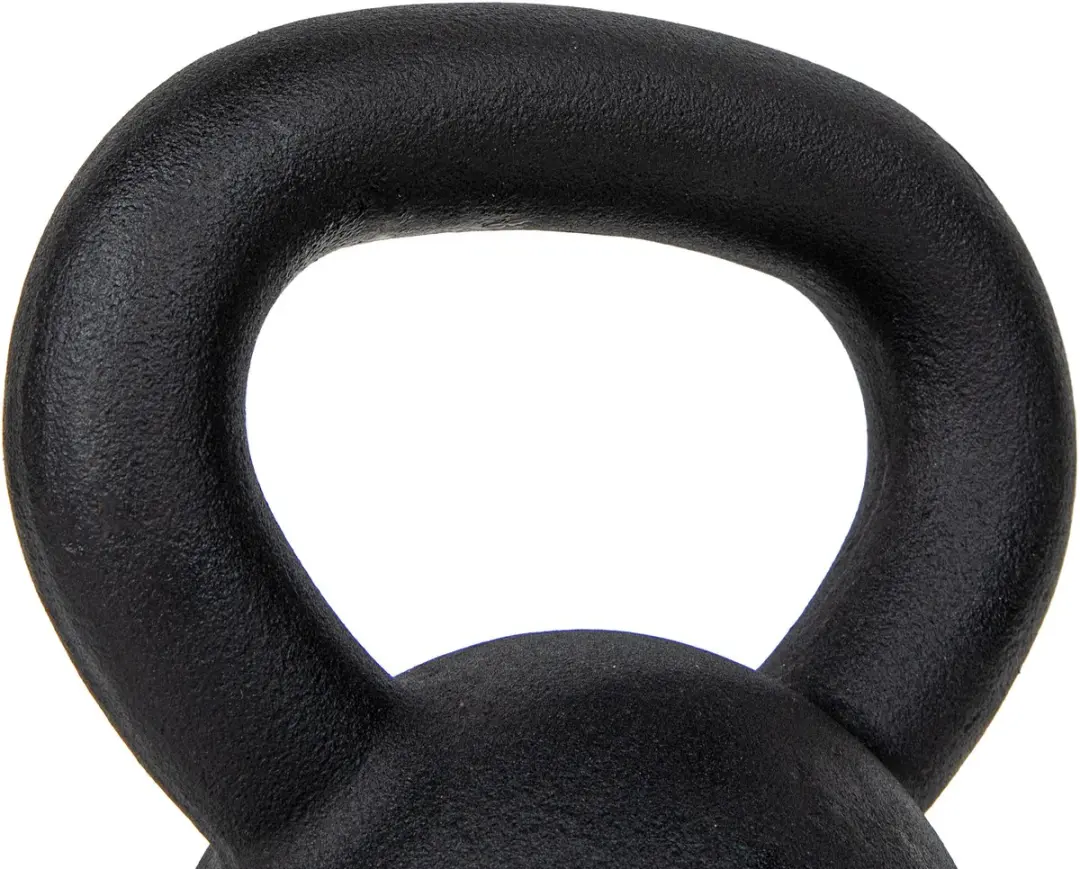 Virtufit Kettlebell Pro Gietijzer 6 kg - Zwart