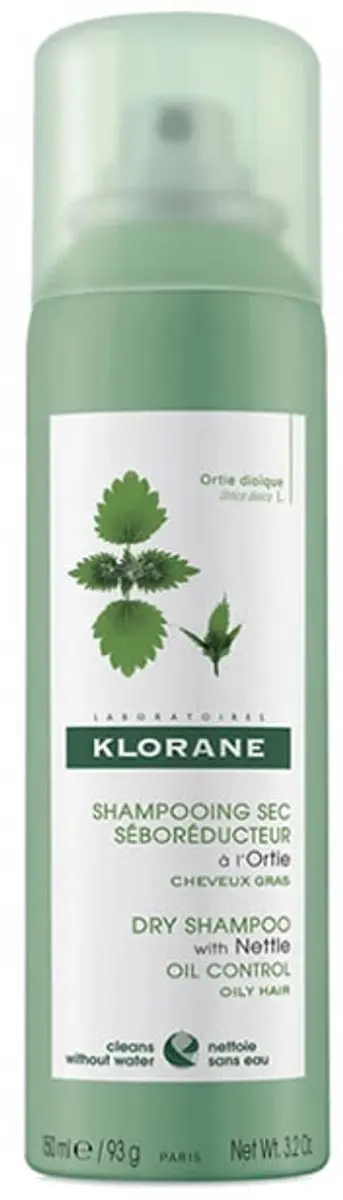 Klorane Droogshampoo Oily Hair Nettle Vitamine E 150ml