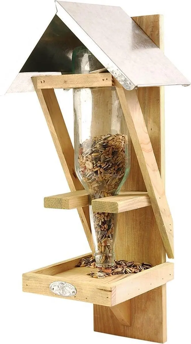 Esschert Design FB5 Voersilo voor Vogels - Bruin