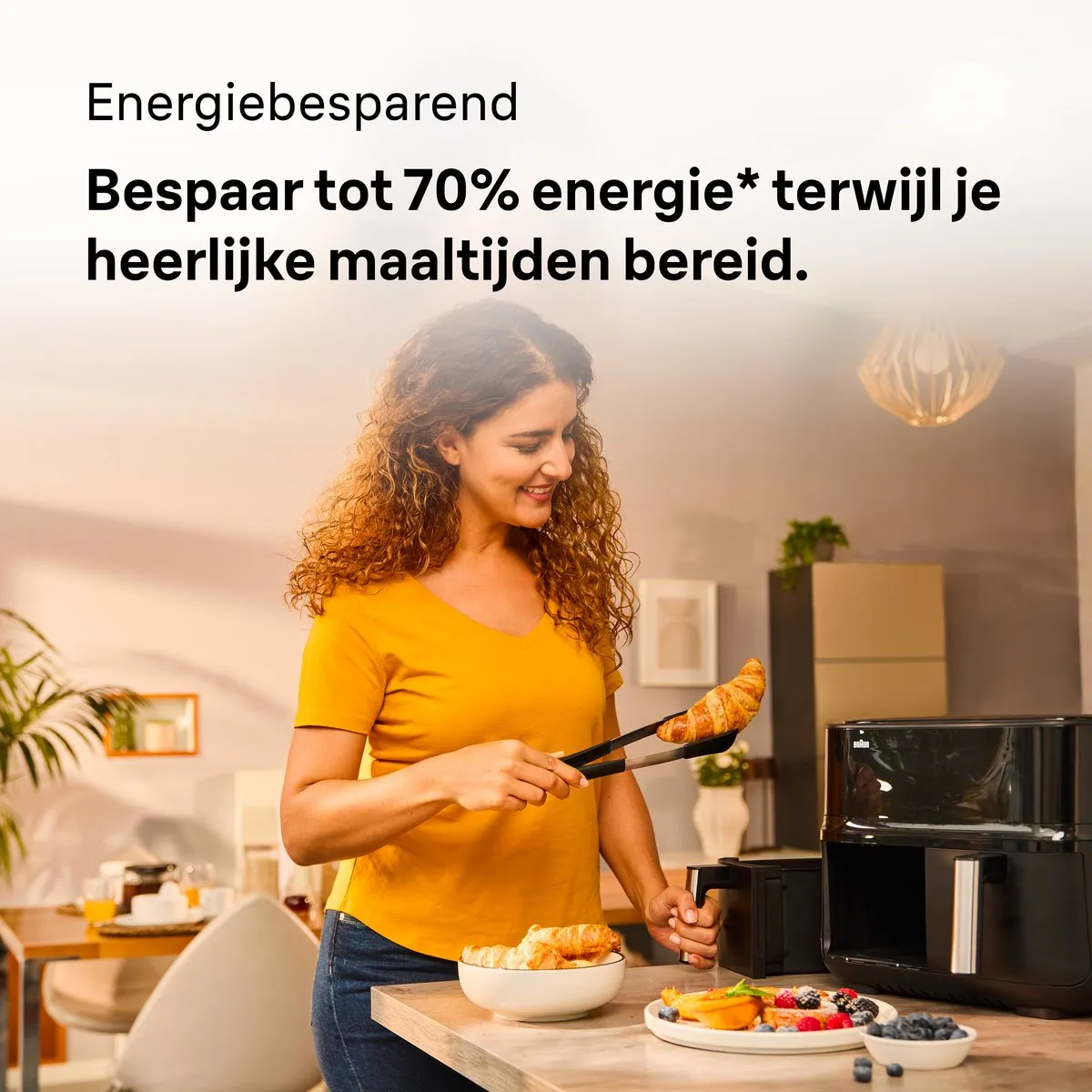 Braun TwinCook 3 TD3030 Dubbele Airfryer 8L - Zwart - afbeelding 6 van 6