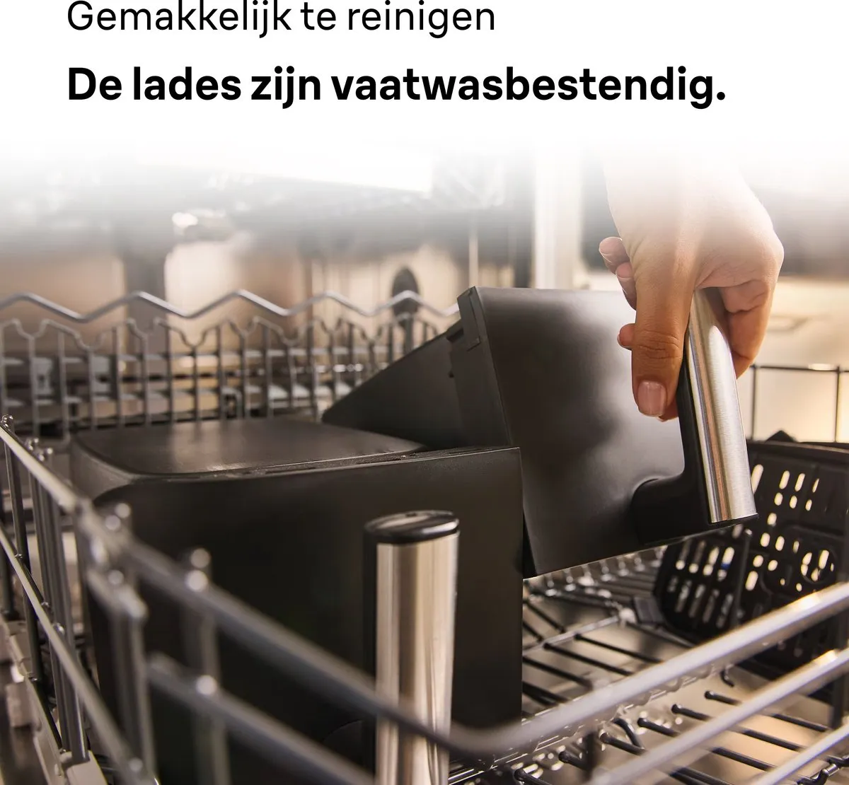 Braun TwinCook 3 TD3030 Dubbele Airfryer 8L - Zwart