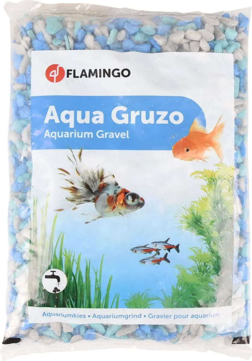 Flamingo Grind Fegro Aquarium Accessoire - Blauw 1 kg