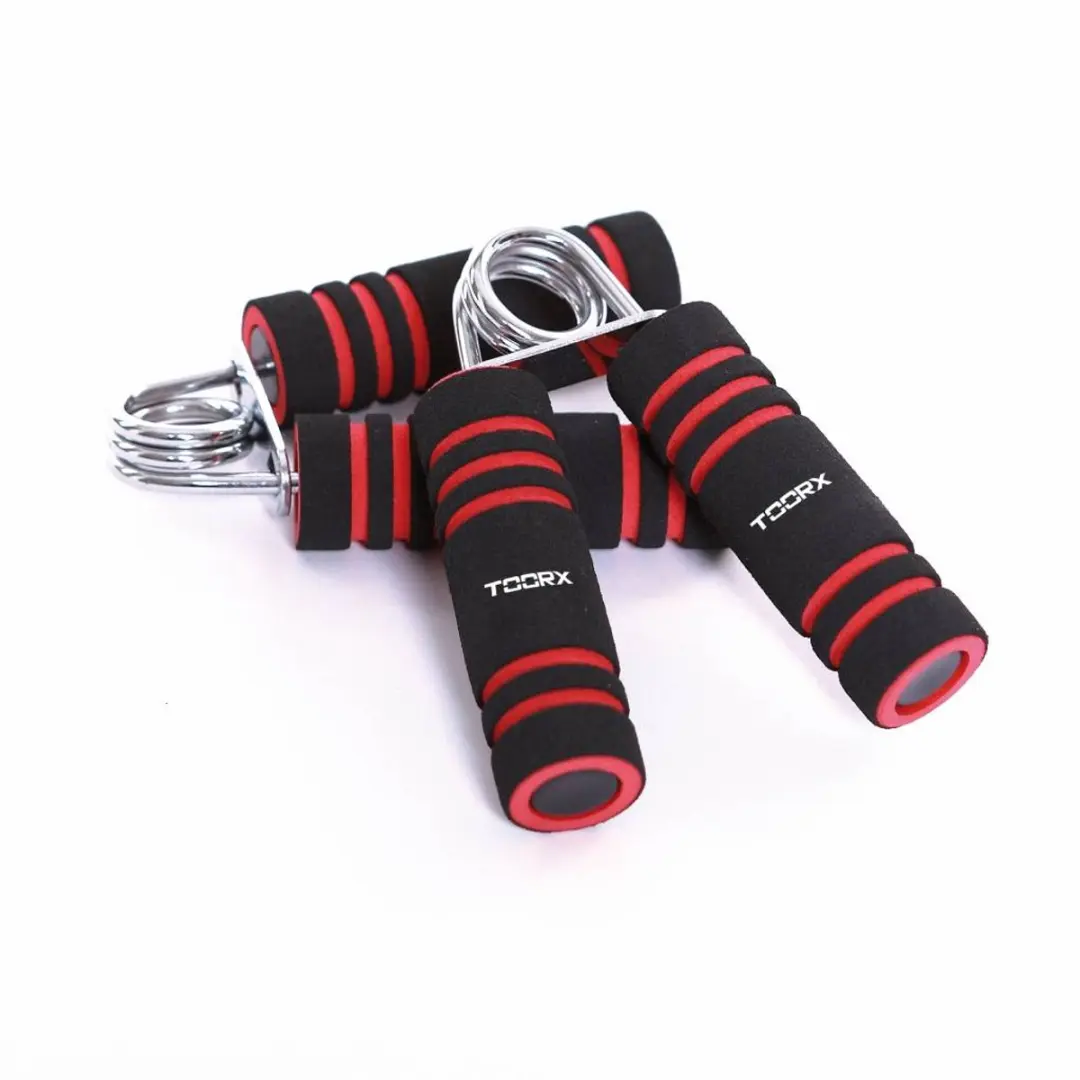 Toorx Foam Handknijpers - Zwart/Rood