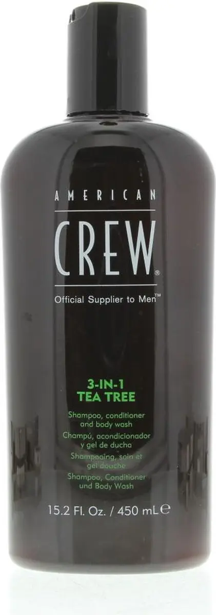 American Crew Tea Tree 3-in-1 Shampoo Conditioner Body Wash 450ml