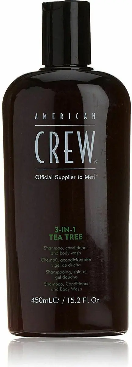 American Crew Tea Tree 3-in-1 Shampoo Conditioner Body Wash 450ml