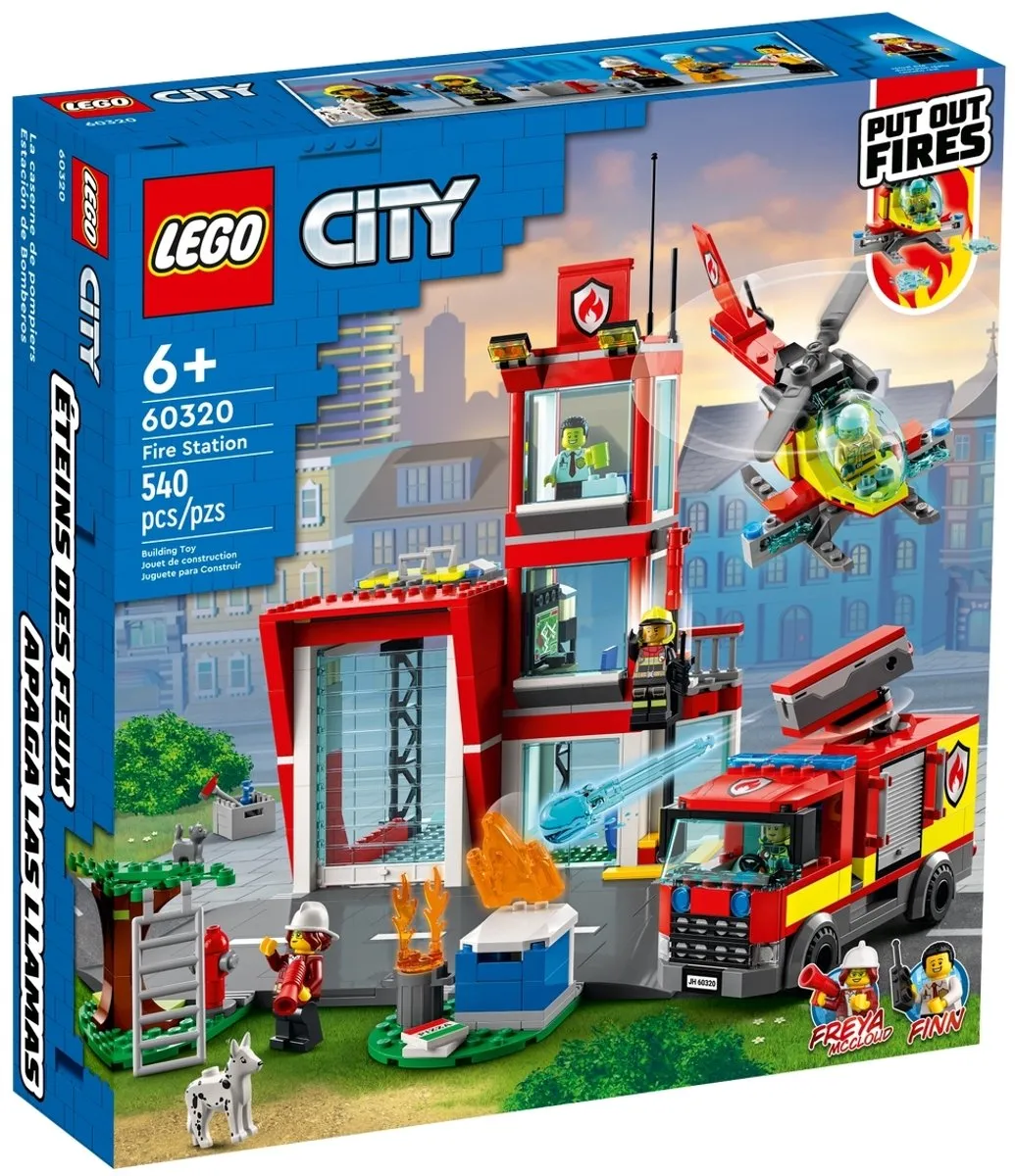 LEGO City Brandweerkazerne 60320 - 540 Stukken - afbeelding 3 van 6