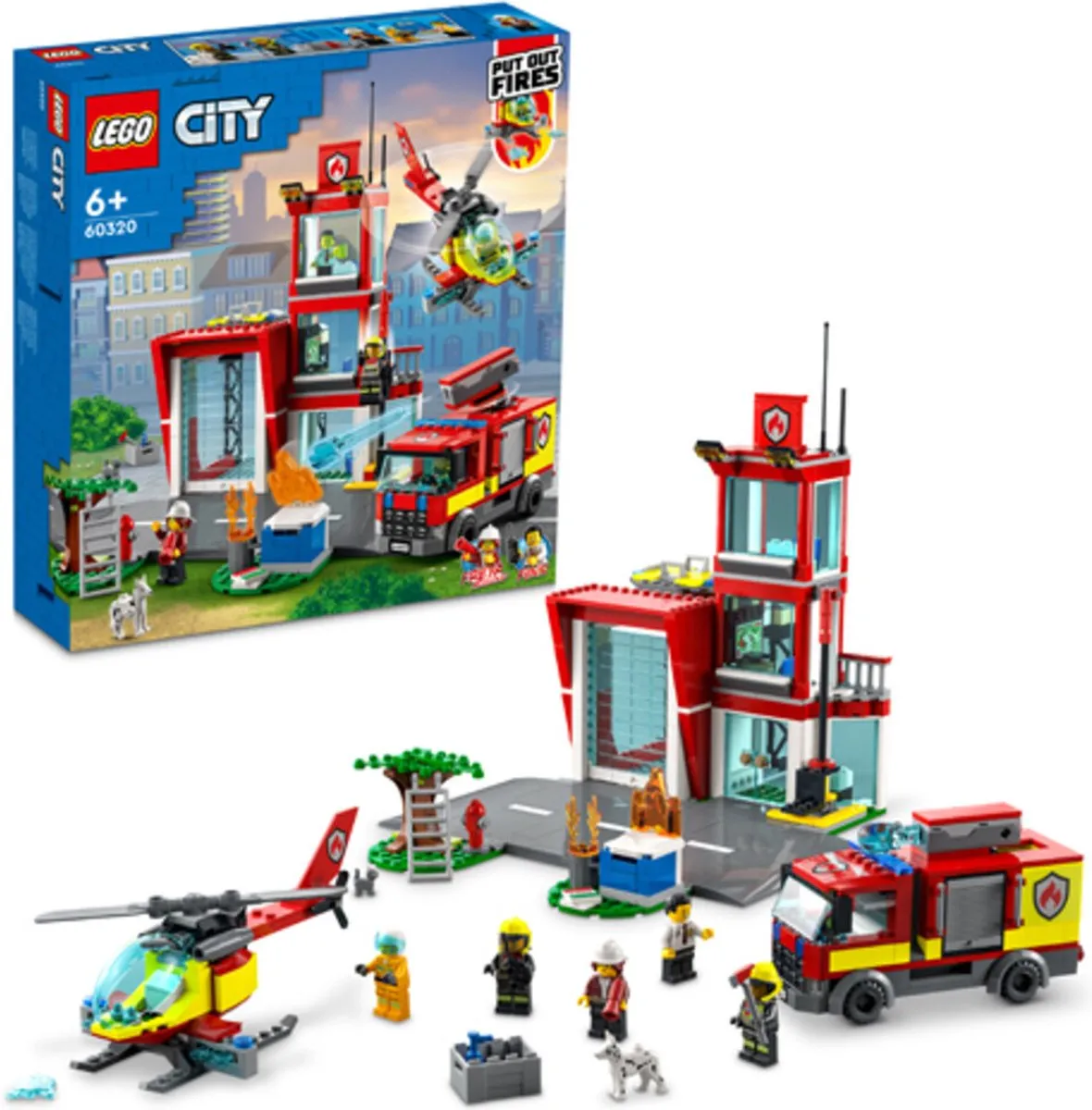 LEGO City Brandweerkazerne 60320 - 540 Stukken - afbeelding 6 van 6