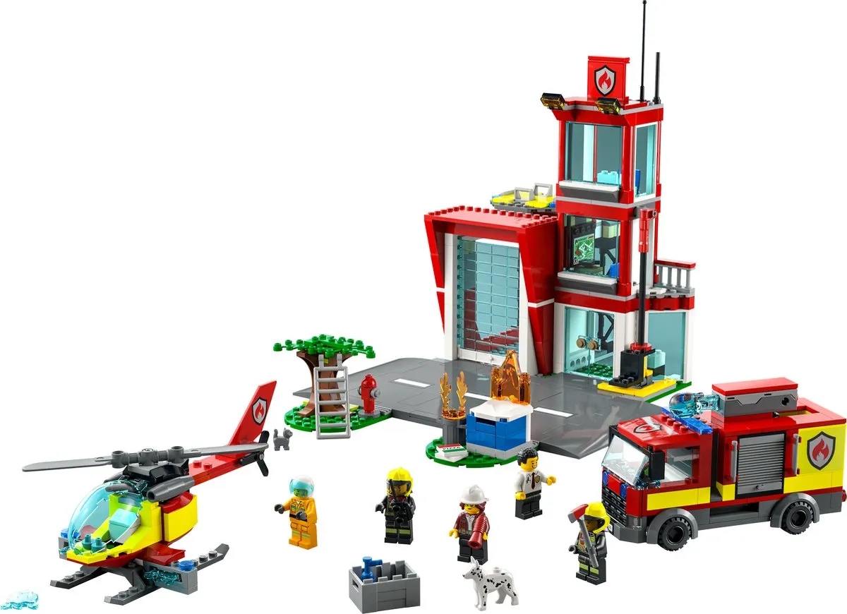 LEGO City Brandweerkazerne 60320 - 540 Stukken - afbeelding 5 van 6