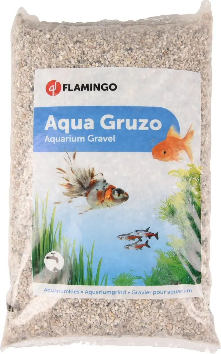 Flamingo Aquarium Grind Licht 2,5 kg - Beige