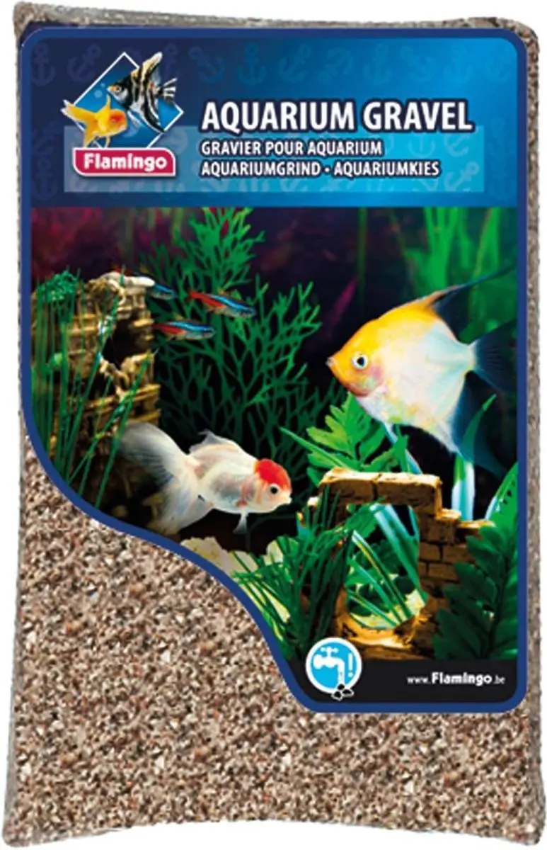 Flamingo Aquarium Grind Licht 2,5 kg - Beige