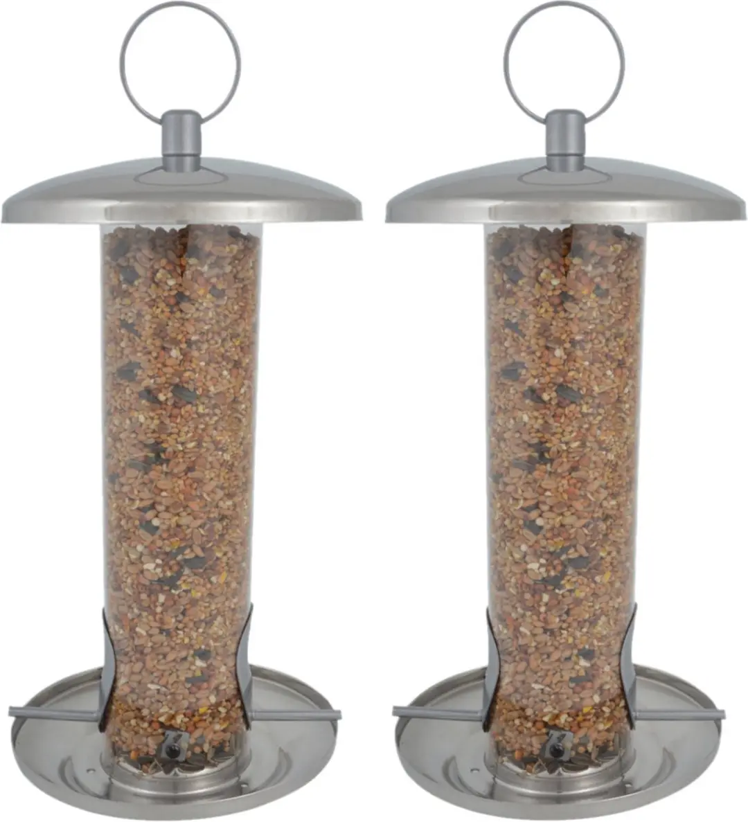 Esschert Design Vogel Voedersilo RVS 27cm