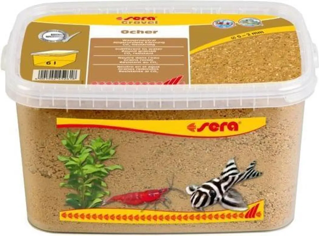 Sera Gravel Oker Aquarium Grind Bodem 6L