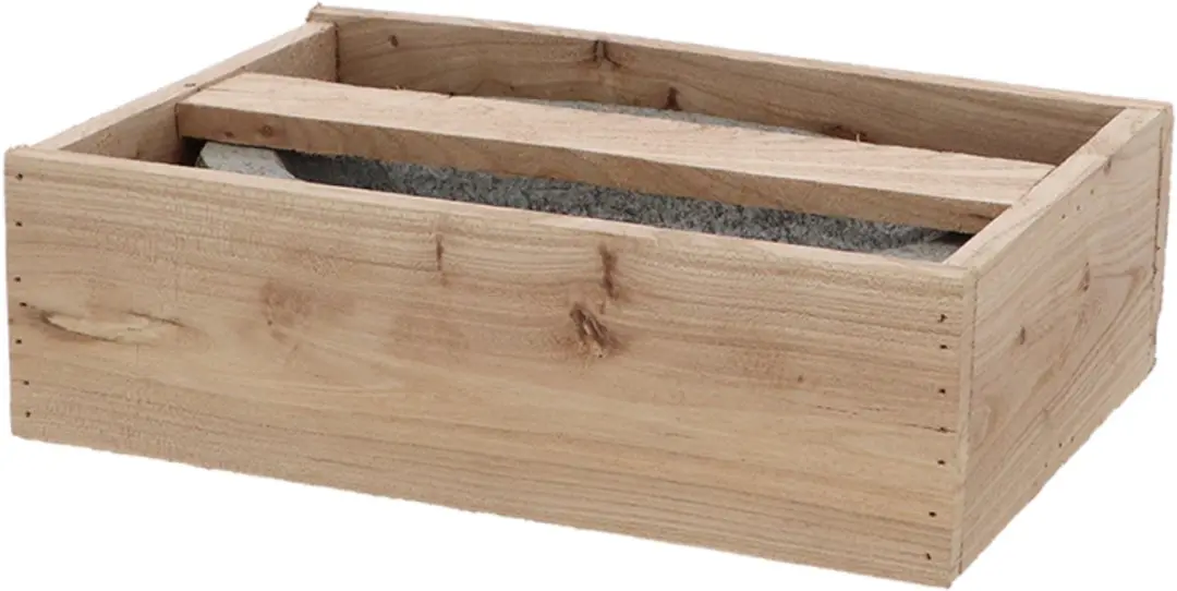 Esschert Design Vogelbad Graniet 30x20x6cm - Hangend - Grau
