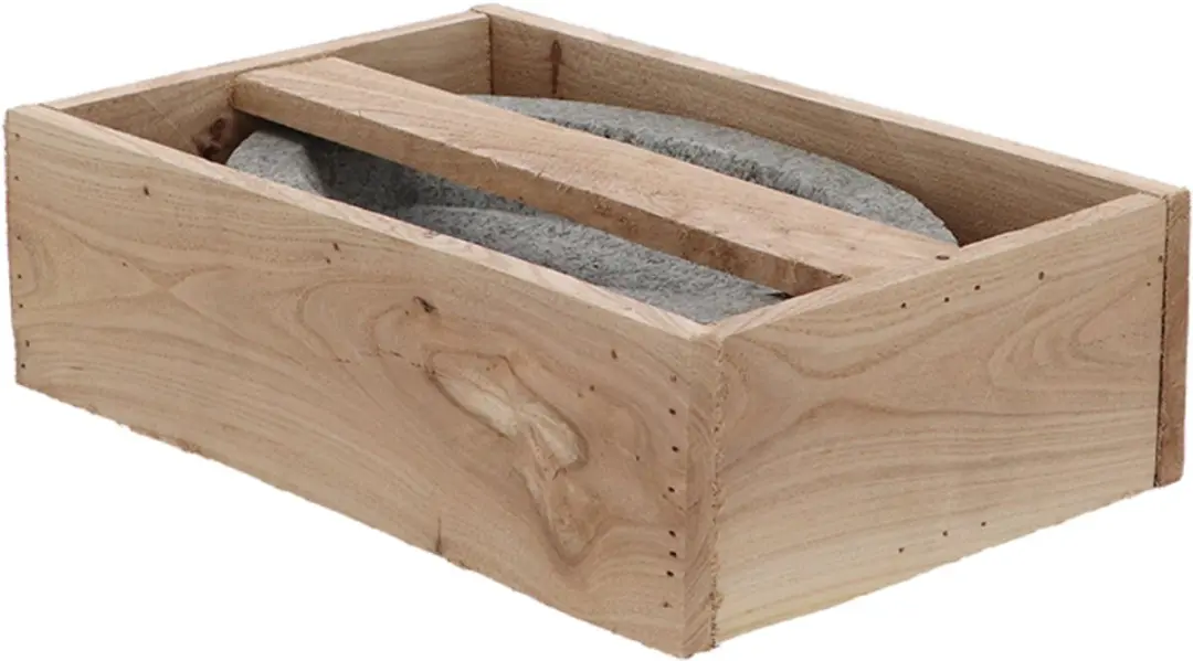Esschert Design Vogelbad Graniet 30x20x6cm - Hangend - Grau