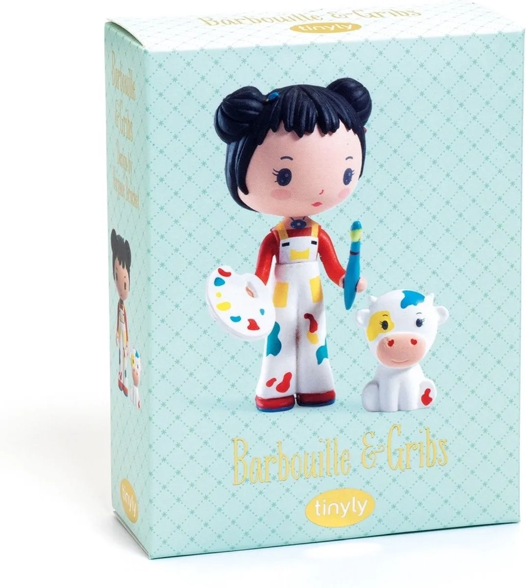 Djeco Tinyly Speelfiguur Barbouille & Gribs DJ06951 - Meerkleurig