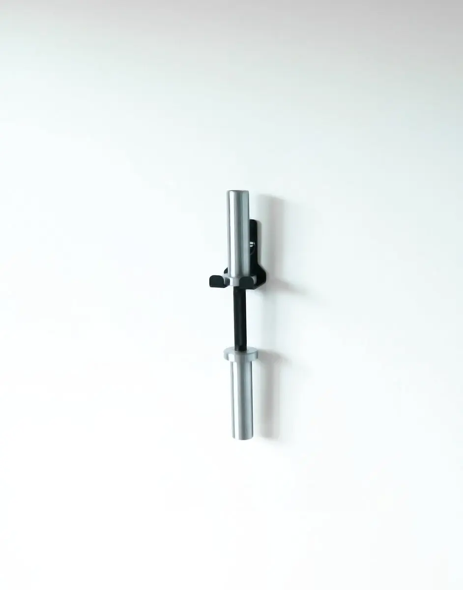 Muscle Power Halterstang Opbergbeugel 31mm - Zwart
