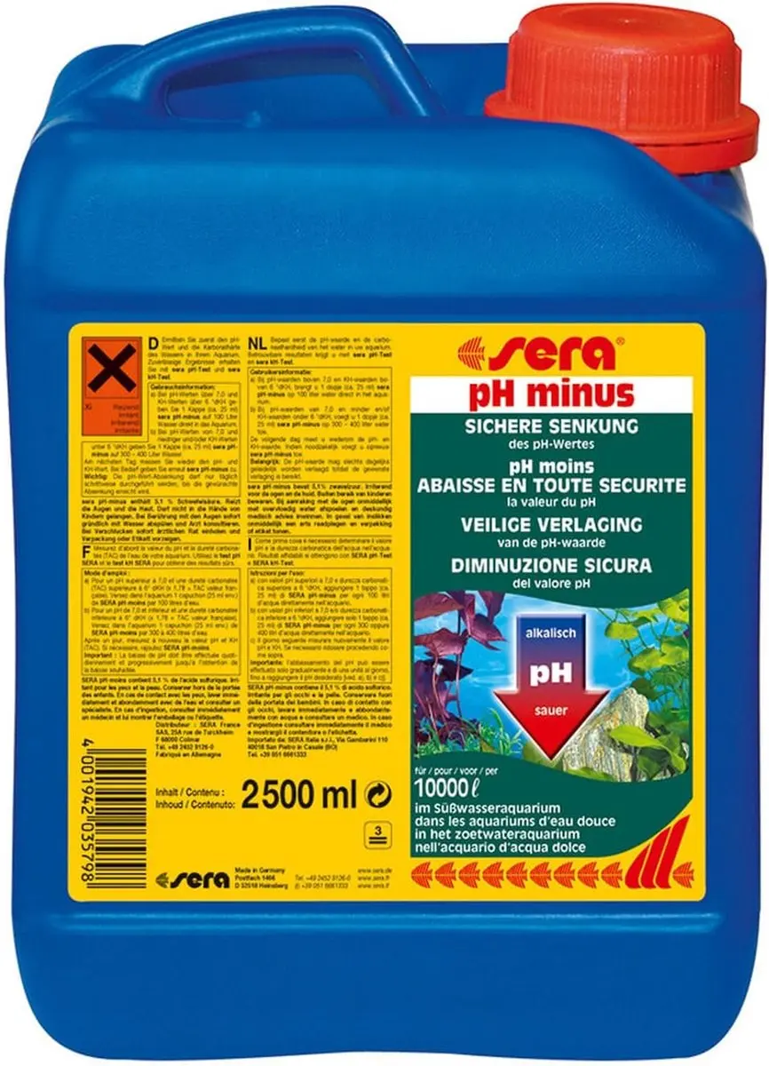 Sera pH/KH Minus Aquarium Waterbehandeling 5000ml