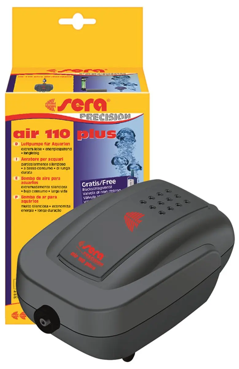 Sera Air 110 Plus Aquariumluchtpomp - 110L/u - Multi colour