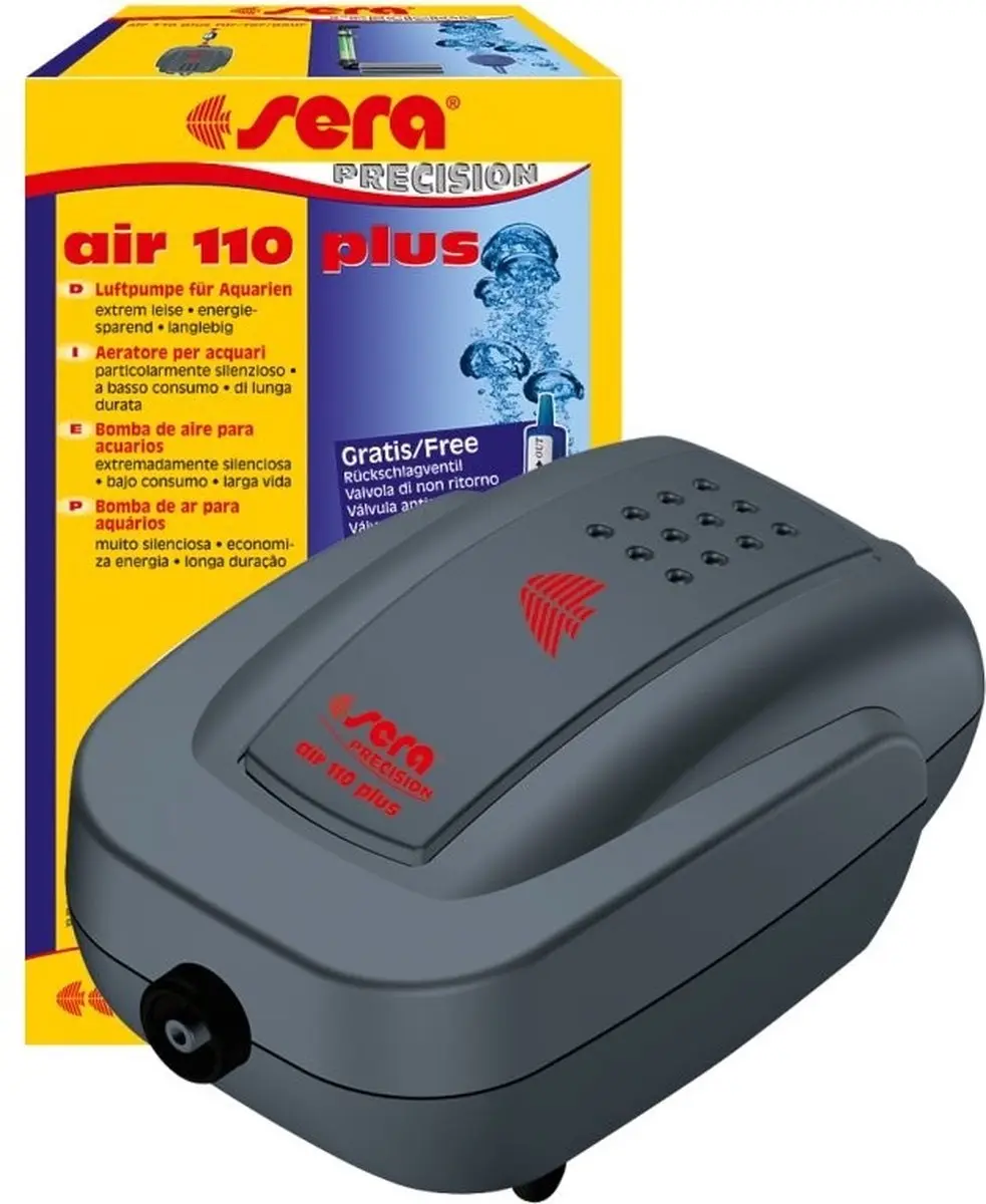 Sera Air 110 Plus Aquariumluchtpomp - 110L/u - Multi colour