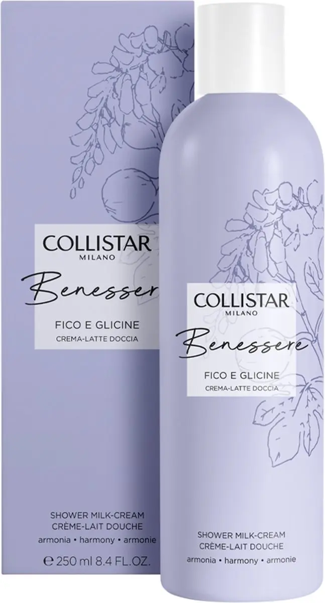 Collistar Shower Milk-Cream Fig & Wisteria Benessere 250ml