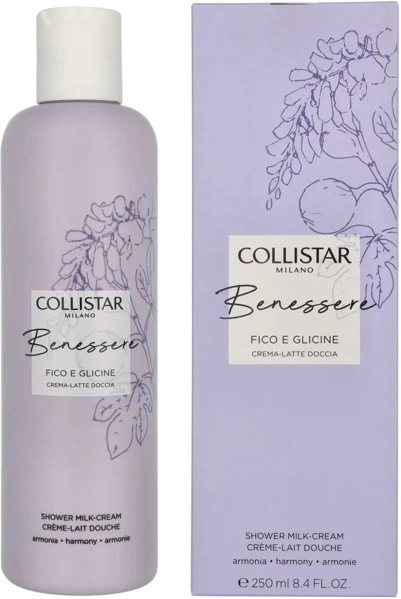 Collistar Shower Milk-Cream Fig & Wisteria Benessere 250ml