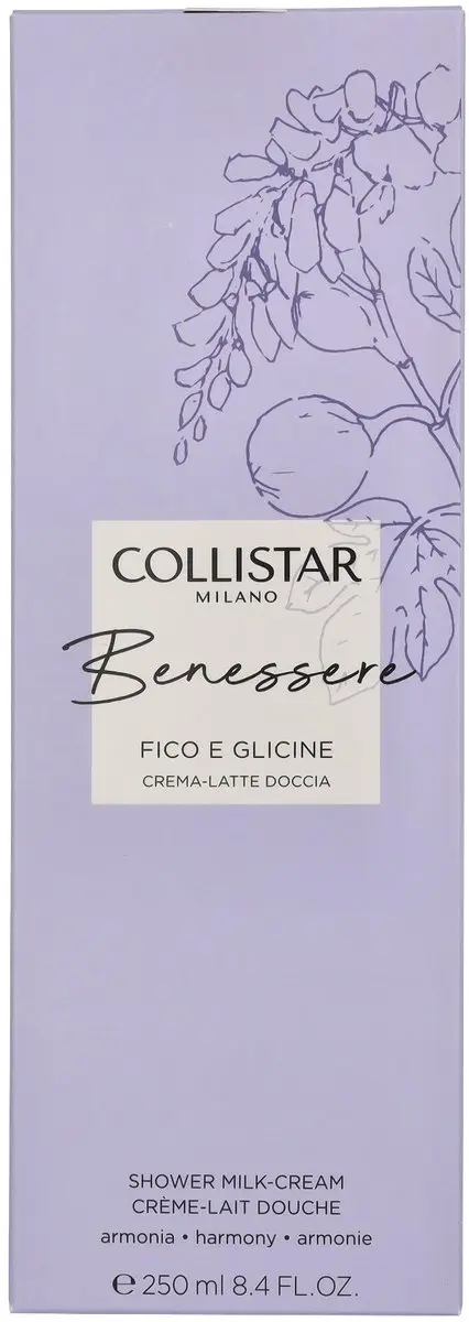 Collistar Shower Milk-Cream Fig & Wisteria Benessere 250ml