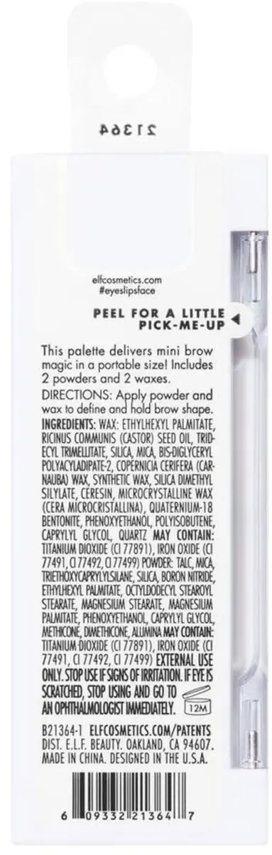ELF Cosmetics Bite-Size Brow Palette - Donkerbruin