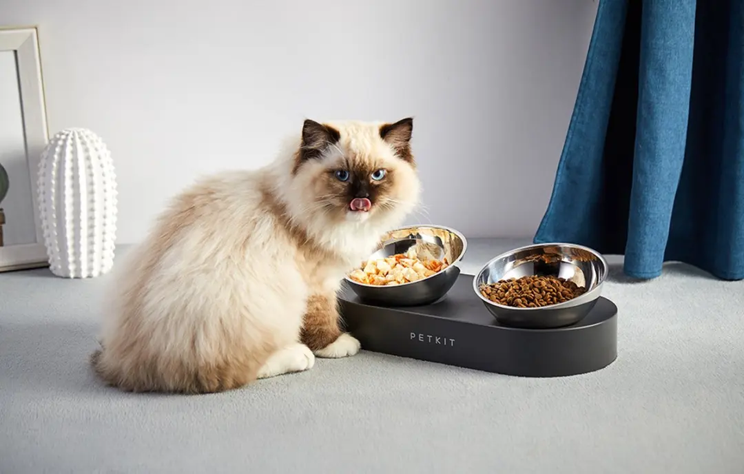 Petkit Fresh Nano Metal Roestvrijstalen Voerbak - 14cm - Transparant