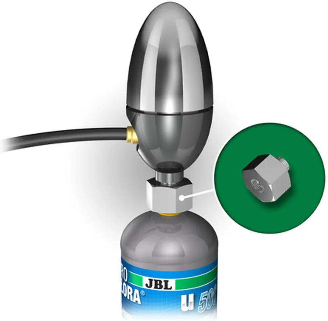 JBL ProFlora Adapter U - Dennerle - Zilver
