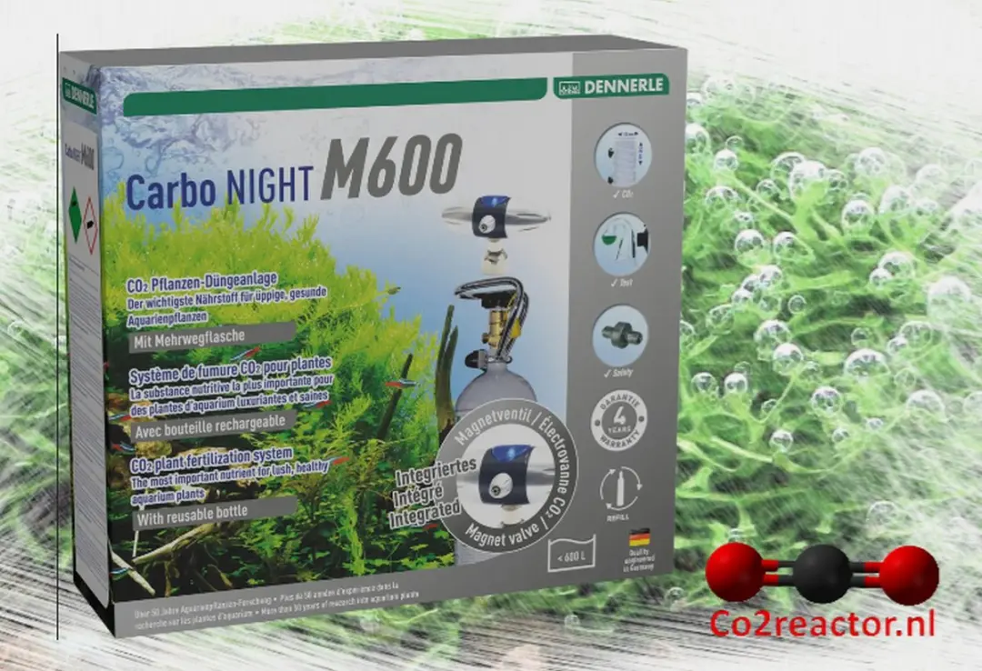 Dennerle Carbo Night M600 Aquarium CO2 Systeem