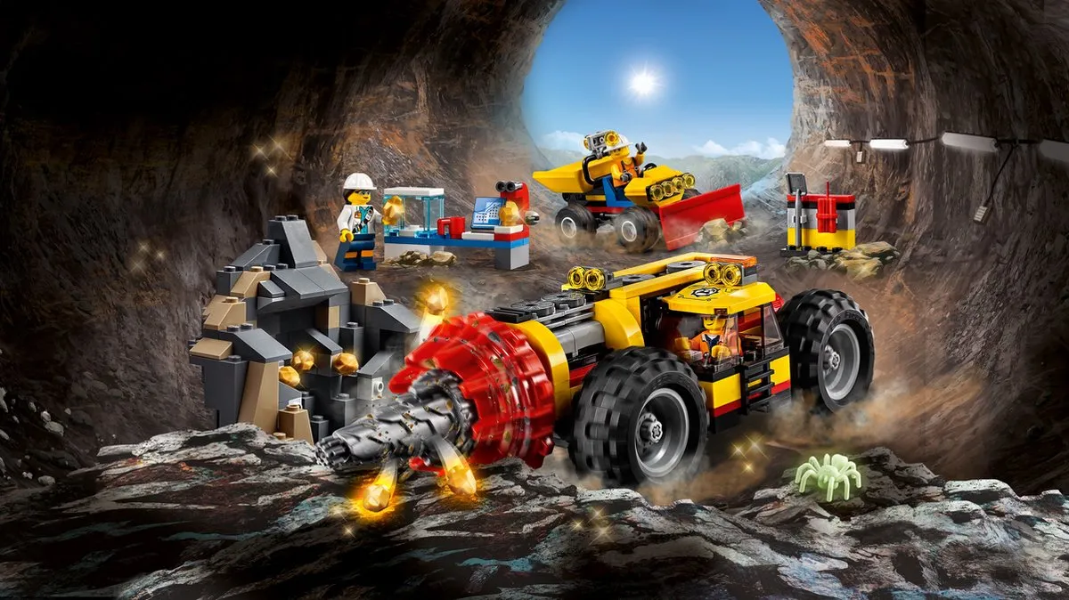LEGO City Zware Mijnbouwboor 60186 - 294 Stukken