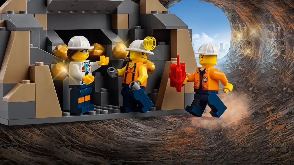 LEGO City Zware Mijnbouwboor 60186 - 294 Stukken