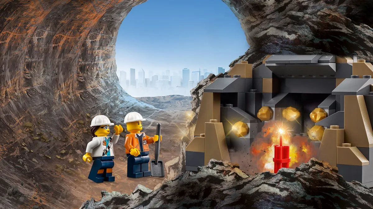 LEGO City Zware Mijnbouwboor 60186 - 294 Stukken