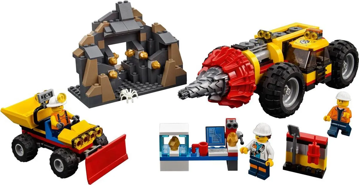 LEGO City Zware Mijnbouwboor 60186 - 294 Stukken