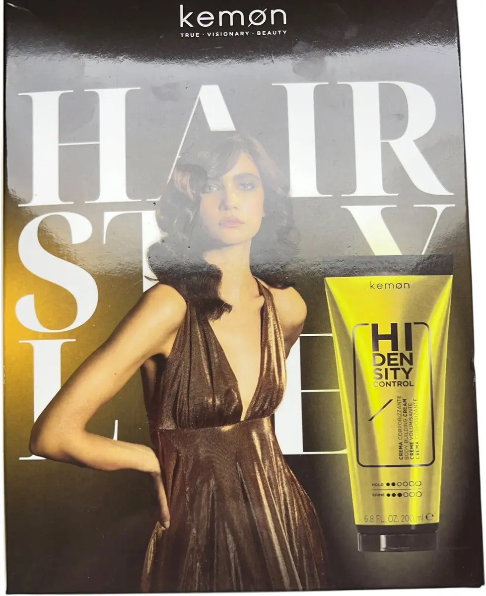 Kemon Curly Hair Shampoo & Hi-Density Control Set - 2 Stuks
