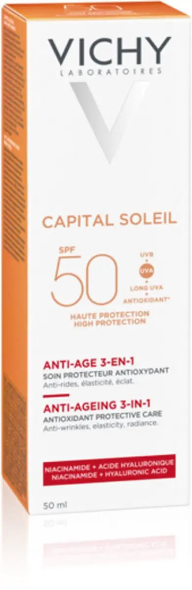 Vichy Capital Soleil SPF50 Zoncrème Gezicht 50ml