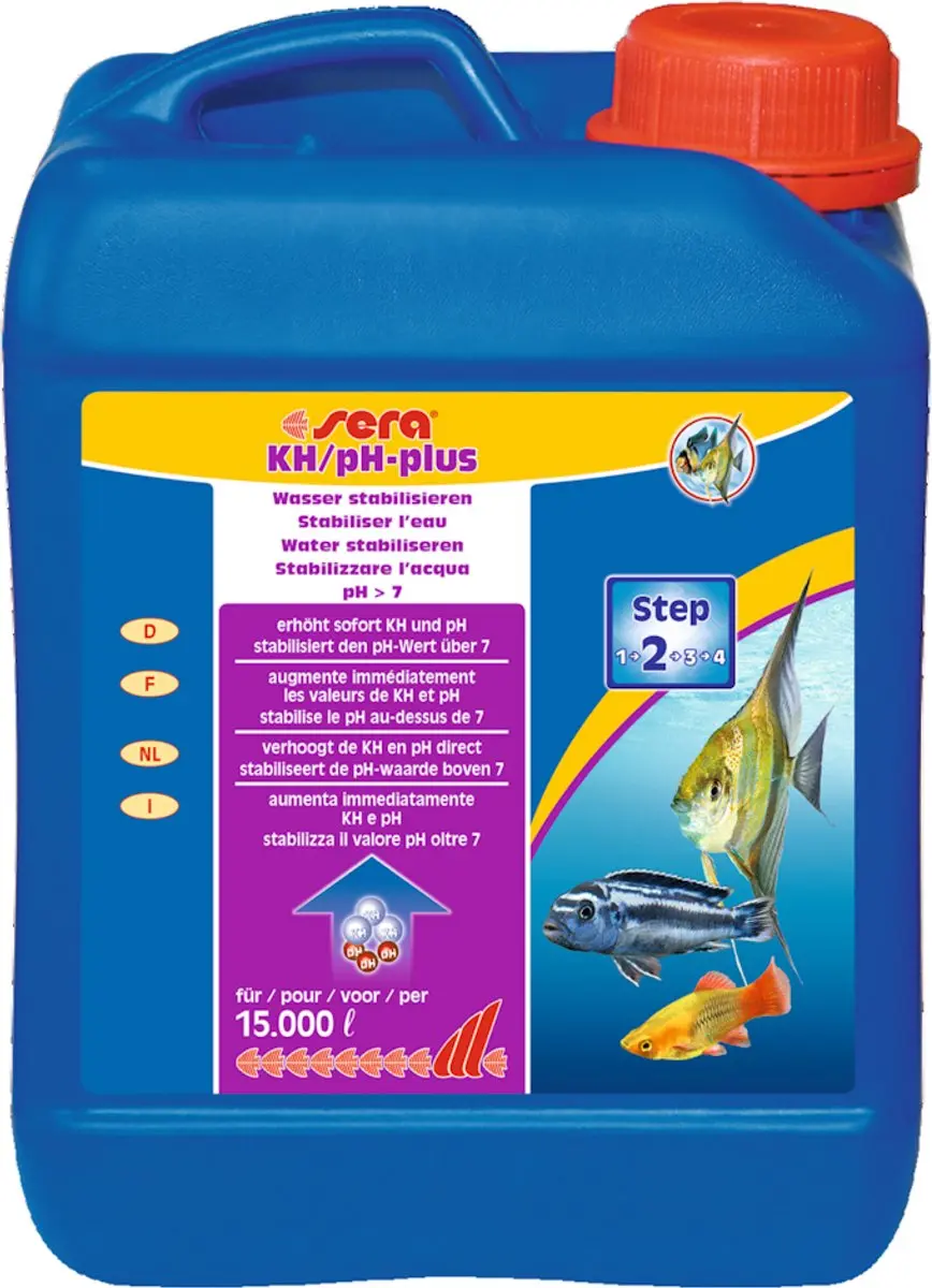 Sera KH/pH-plus Waterbehandeling 2500ml - 15.000L