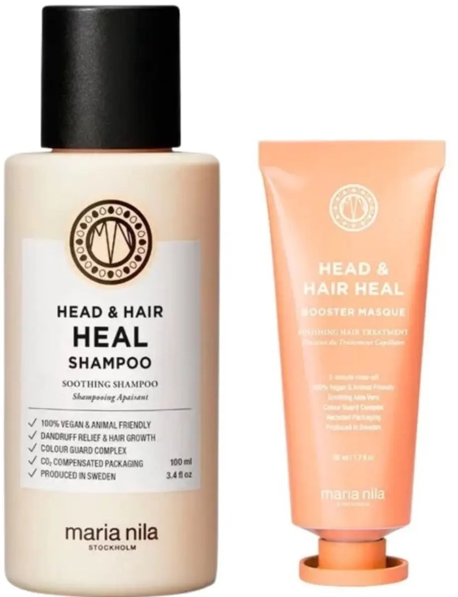 Maria Nila Head & Hair Heal Booster Travel Set - 200ml