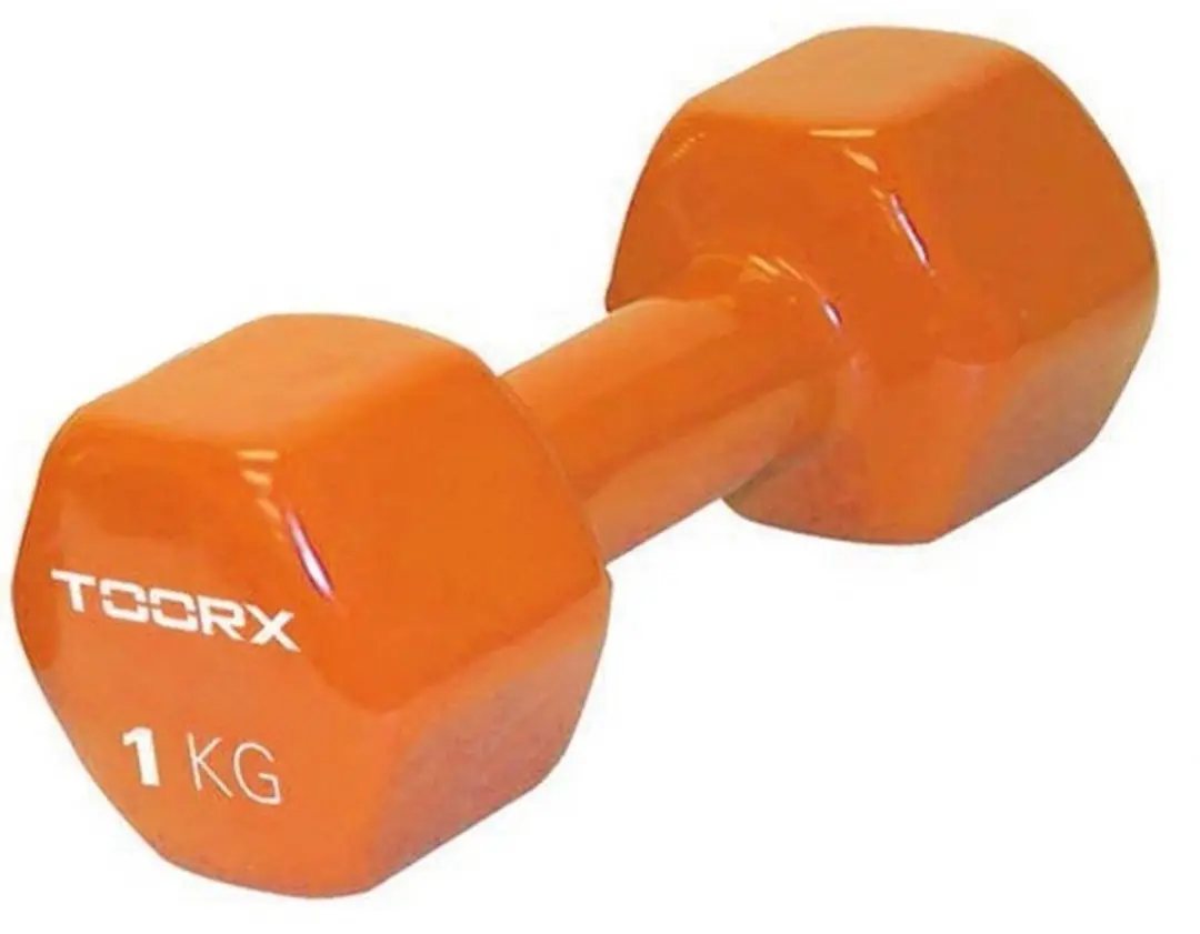 Toorx Vinyl Dumbbell 1 kg - Oranje
