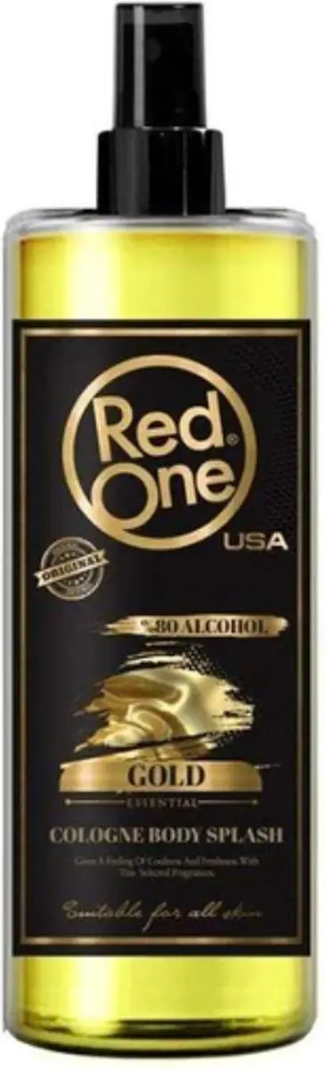 Red One Cologne Body Splash Gold