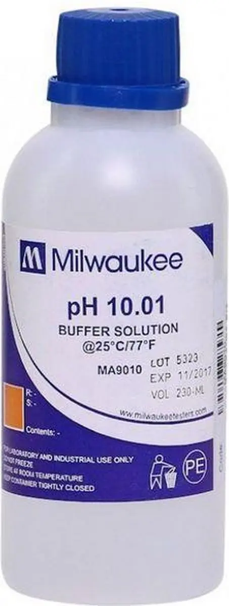 Milwaukee pH 10.01 Kalibratiebuffer 230ml