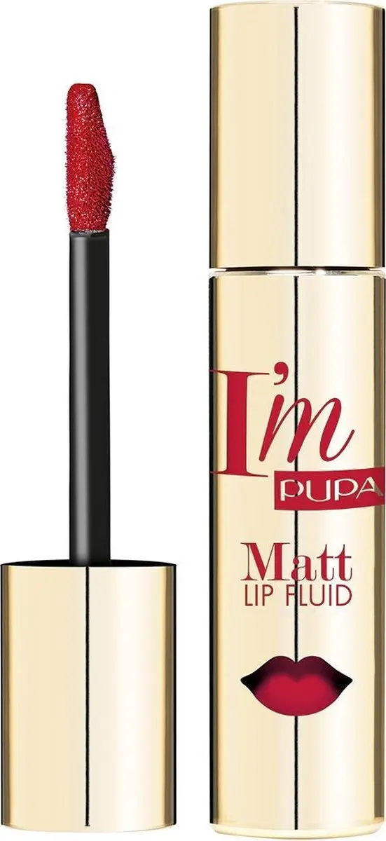 Pupa Milano Red Queen I'M Matt Lip Fluid 055 Royal Burgundy